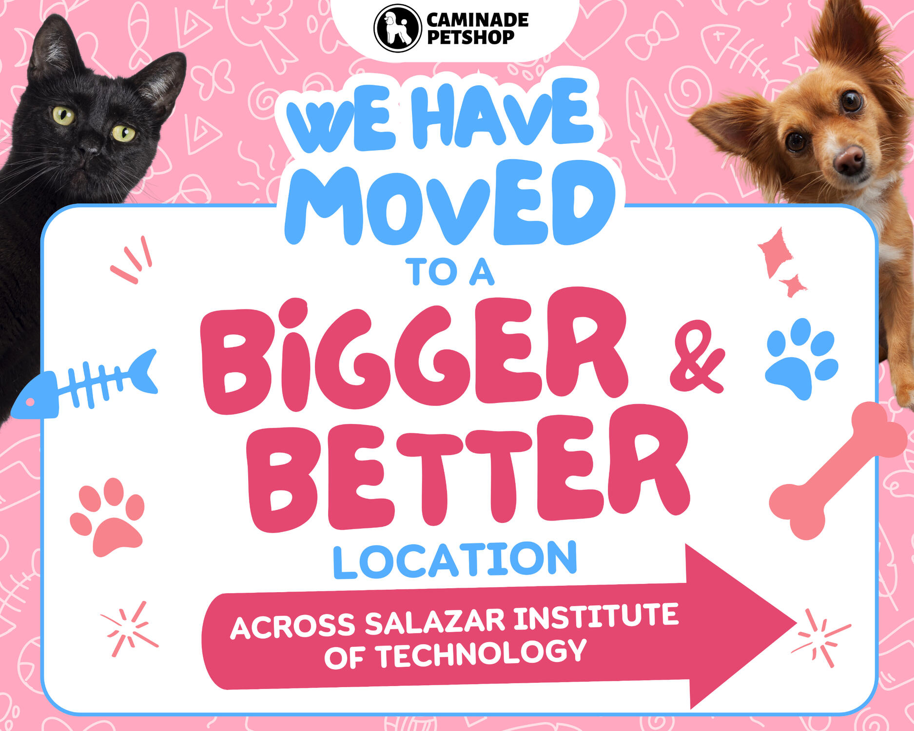 We have moved